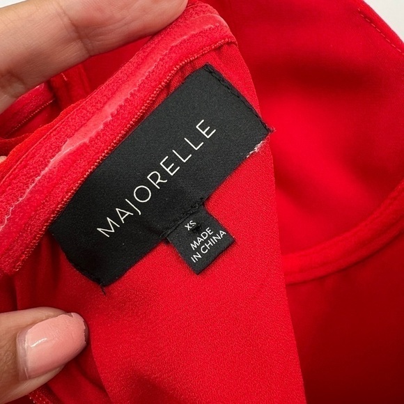 Majorelle Zelda Fitz Gown Sleeveless Chiffon Floral Lace High Low Maxi Dress XS - Picture 12 of 14